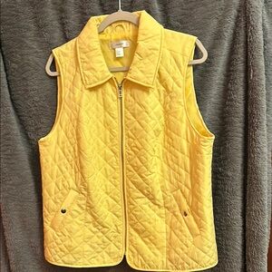 Yellow Quilted Vest